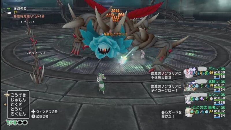 燦滅のノクゼリア 戦闘開始！ ドラクエ10